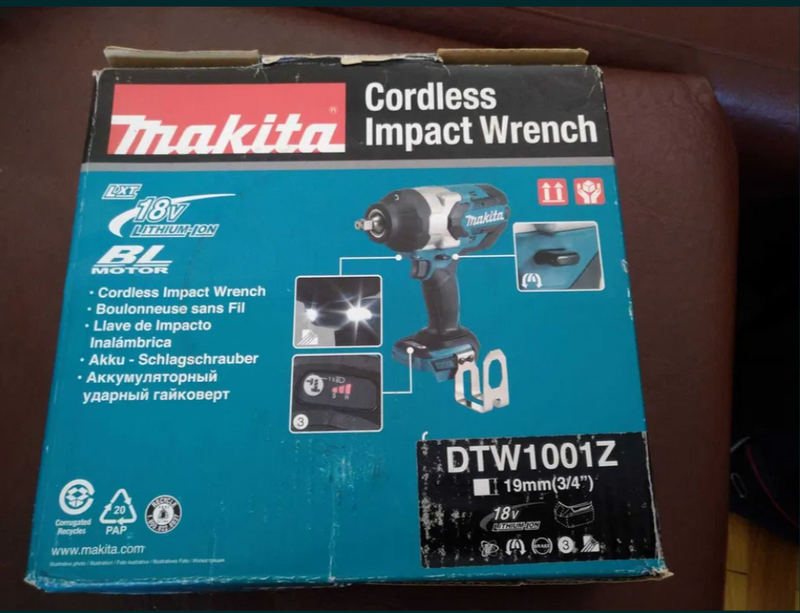 Makita DTW 1001 Z pistol impact brushless 1000Nm/ 18V fara acumulatori